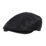 Göttmann Flatcap Jackson | Zwart Leder | www.pietkoopmans.nl