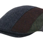 Göttmann Flatcap Detroit | Olijf Bordo Gestreept | www.pietkoopmans.nl