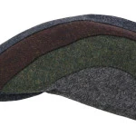 Göttmann Flatcap Detroit | Olijf Bordo Gestreept | www.pietkoopmans.nl
