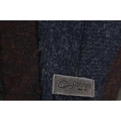 Göttmann Flatcap Detroit | Olijf Bordo Gestreept
