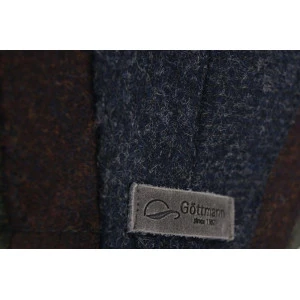 Göttmann Flatcap Detroit | Olijf Bordo Gestreept