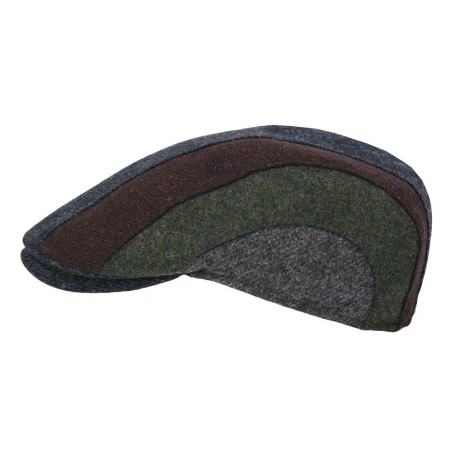 Göttmann Flatcap Detroit | Olijf Bordo Gestreept | www.pietkoopmans.nl