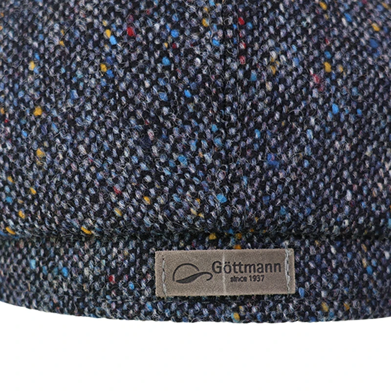 Göttmann Newsboy Kingston | Blauw Tweed | www.pietkoopmans.nl