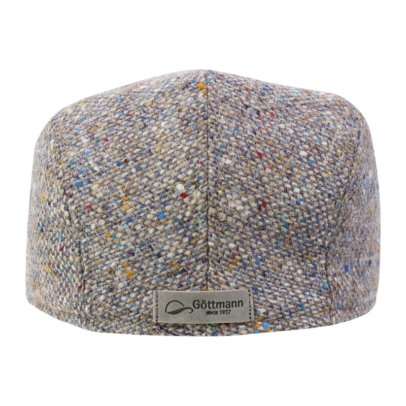 Göttmann Flatcap Jackson Oorkleppen | Aqua  Taupe | www.pietkoopmans.nl