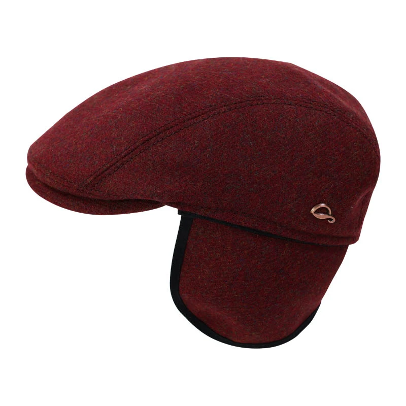 Göttmann Flatcap Jackson Oorkleppen | Warm Rood | www.pietkoopmans.nl