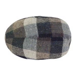 Göttmann Flatcap Jackson Oorkleppen | Taupe Geruit | www.pietkoopmans.nl