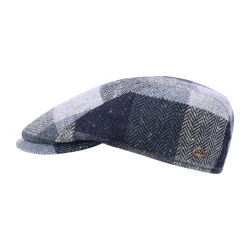 Göttmann Flatcap Jackson Oorkleppen | Marine Patchwork