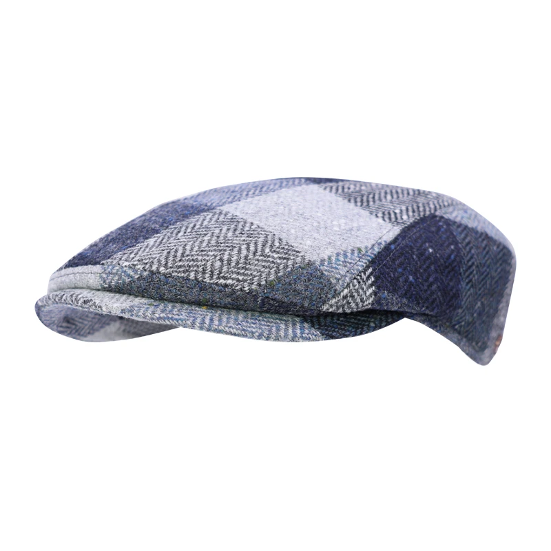Göttmann Flatcap Jackson Oorkleppen | Marine Patchwork | www.pietkoopmans.nl