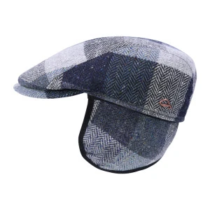 Göttmann Flatcap Jackson Oorkleppen | Marine Patchwork