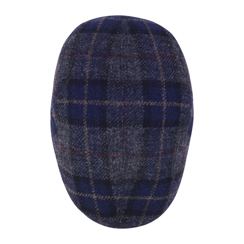Göttmann Flatcap Jackson Oorkleppen | Grijs Geruit | www.pietkoopmans.nl