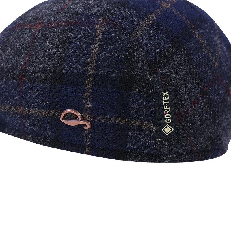 Göttmann Flatcap Jackson Oorkleppen | Grijs Geruit | www.pietkoopmans.nl