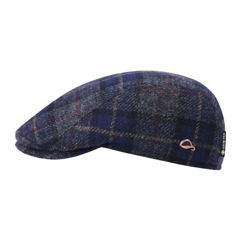 Göttmann Flatcap Jackson Oorkleppen | Grijs Geruit | www.pietkoopmans.nl