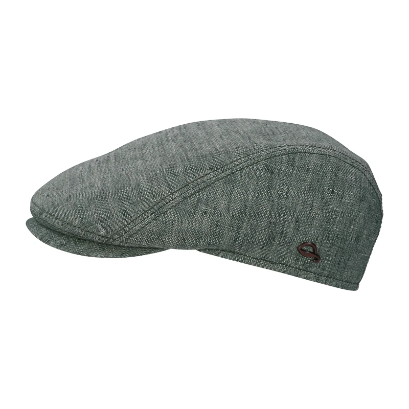 Göttmann Flatcap Linnen | Jackson Olijf | www.pietkoopmans.nl