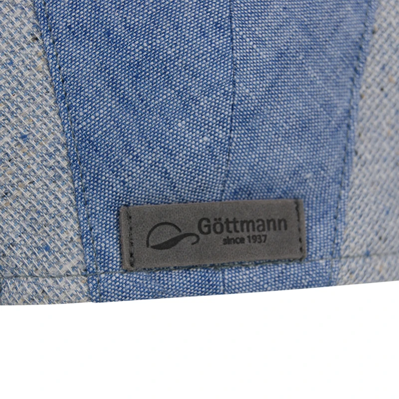 Göttmann Flatcap Linnen | Detroit Blauw | www.pietkoopmans.nl