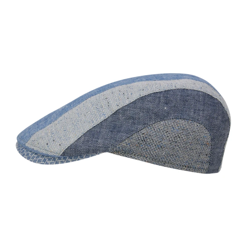 Göttmann Flatcap Linnen | Detroit Blauw | www.pietkoopmans.nl