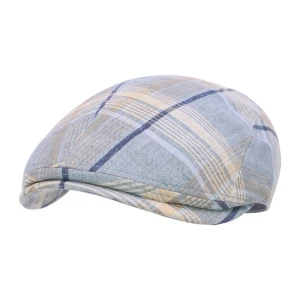Göttmann Flatcap Jackson | Linnen Geruit