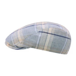 Göttmann Flatcap Jackson | Linnen Geruit