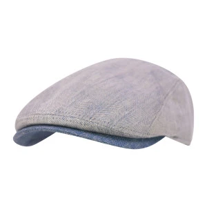 Göttmann Flatcap Jackson | Linnen Soft Grey
