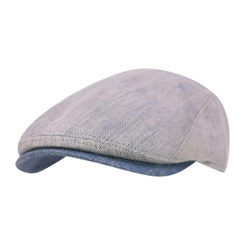 Göttmann Flatcap Jackson | Linnen Soft Grey | www.pietkoopmans.nl