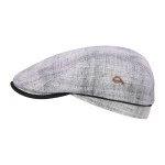 Göttmann Flatcap Xavier | Linnen Light Grey | www.pietkoopmans.nl