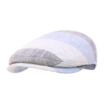 Göttmann Flatcap Linnen | Haywood Blue Stripe | www.pietkoopmans.nl