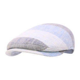 Göttmann Flatcap Linnen | Haywood Blue Stripe