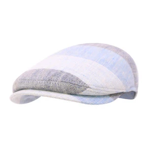 Göttmann Flatcap Linnen | Haywood Blue Stripe