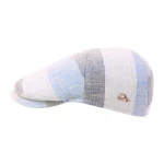 Göttmann Flatcap Linnen | Haywood Blue Stripe | www.pietkoopmans.nl