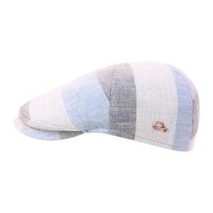 Göttmann Flatcap Linnen | Haywood Blue Stripe