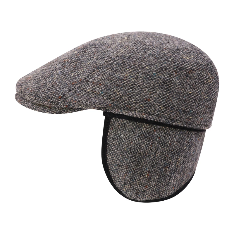Göttmann Flatcap Jackson Oorkleppen | Grijs Gemeleerd | www.pietkoopmans.nl