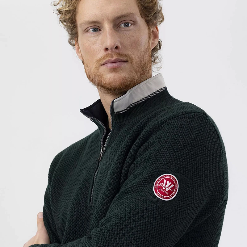 Holebrook Windbreaker Trui | Donkergroen | www.pietkoopmans.nl
