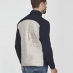 Holebrook Gevoerd Vest Peder | Windblocker Jack Beige | www.pietkoopmans.nl