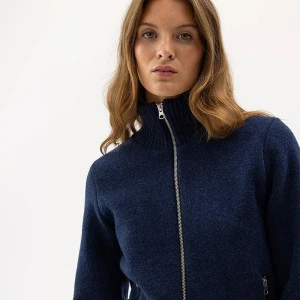 Holebrook Windblocker Claire Vest Dames | Blauw Melange