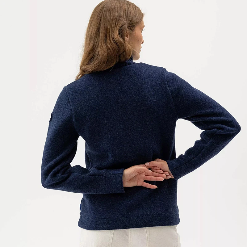Holebrook Windblocker Claire Vest Dames | Blauw Melange | www.pietkoopmans.nl