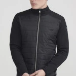 Holebrook Gevoerd Vest Peder | Windblocker Zwart | www.pietkoopmans.nl