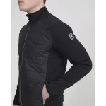 Holebrook Gevoerd Vest Peder | Windblocker Zwart | www.pietkoopmans.nl