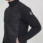 Holebrook Gevoerd Vest Peder | Windblocker Zwart | www.pietkoopmans.nl
