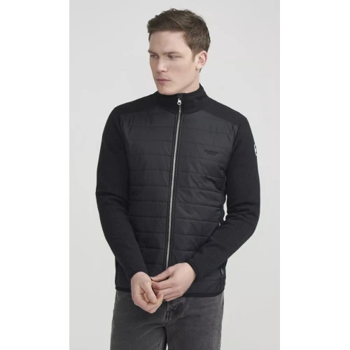 Holebrook Gevoerd Vest Peder | Windblocker Zwart | www.pietkoopmans.nl