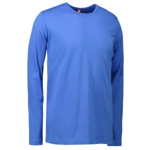 T-Shirt Lange Mouw | Azuur