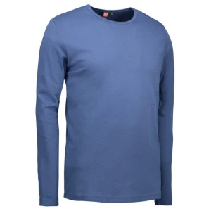T-Shirt Lange Mouw Interlock | Indigo