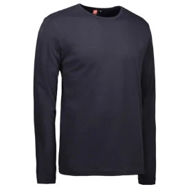 T-Shirt Lange Mouw Interlock | Navy