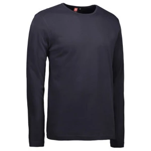 T-Shirt Lange Mouw Interlock | Navy