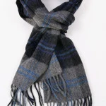 John Hanly Shawl Wol Geweven | Grijs Antra Geruit| www.pietkoopmans.nl