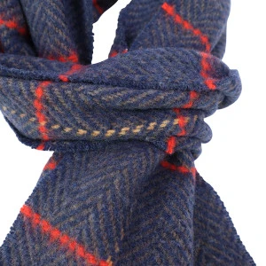 John Hanly Shawl | Rood Marine Visgraat 