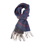 John Hanly Shawl | Rood Marine Visgraat | www.pietkoopmans.nl