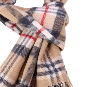 John Hanly Shawl Merino | Camel Antra Geruit