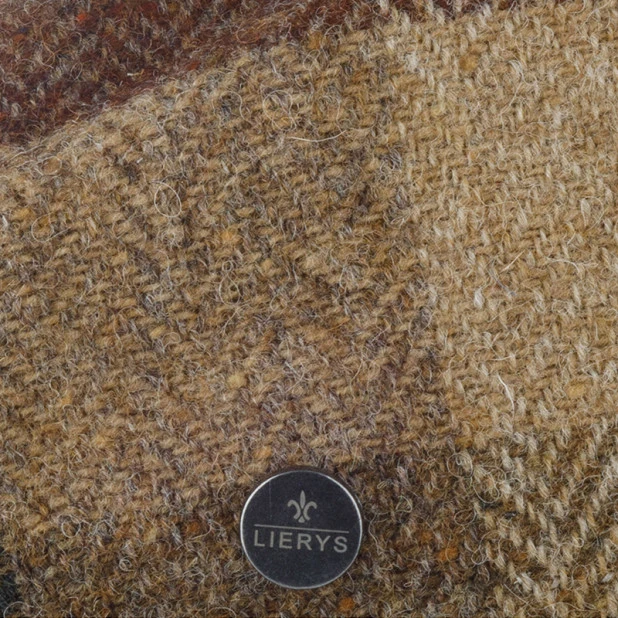 Lierys Flatcap | Camel Patchwork | www.pietkoopmans.nl 