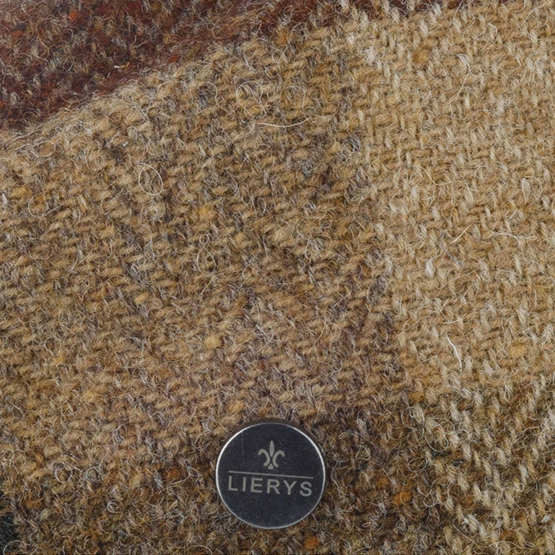 Lierys Flatcap | Camel Patchwork | www.pietkoopmans.nl 