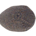 Lierys Flatcap | Bordeaux Camel  Geruit | www.pietkoopmans.nl 