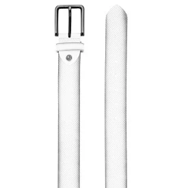 Lindenmann Lederen Riem Casual | White
